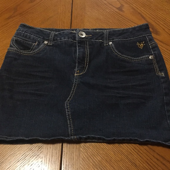 Justice Other - Justice Jeans Skort. Skirt with Shorts Sz 12 1/2💞